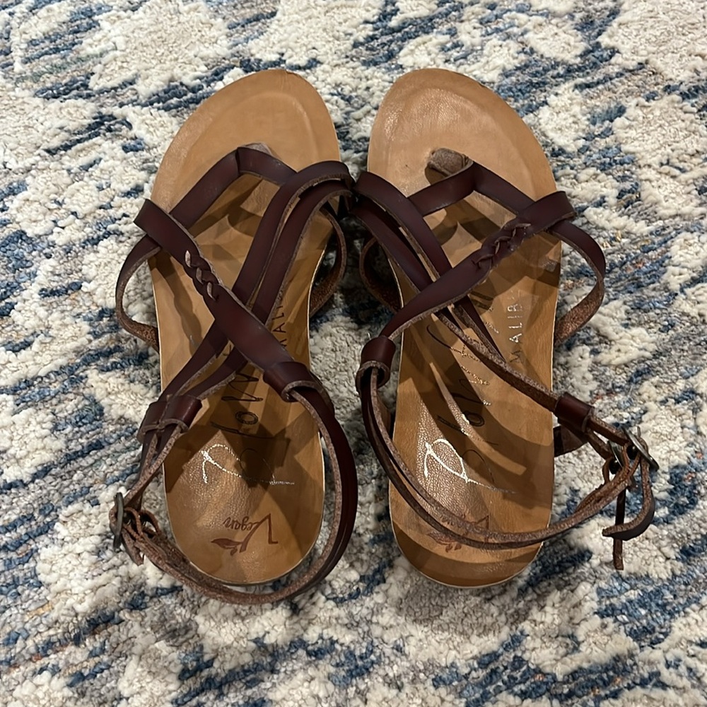 Women's Blowfish Gineh Brown Strappy Sandals - Picture 3 of 7